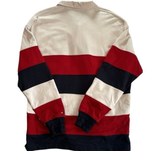 Tommy Hilfiger Men's Prep Stripe Rugby ColorBlock  Top - Size M -New - Picture 2 of 11